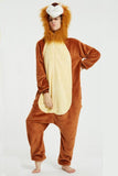 Lion Onesie Kigurumi Costume with Mane For Adult and Kids