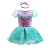 Little Mermaid Ariel Costume Dress For Babies 3 - 24 Months