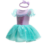 Little Mermaid Ariel Costume Dress For Babies 3 - 24 Months