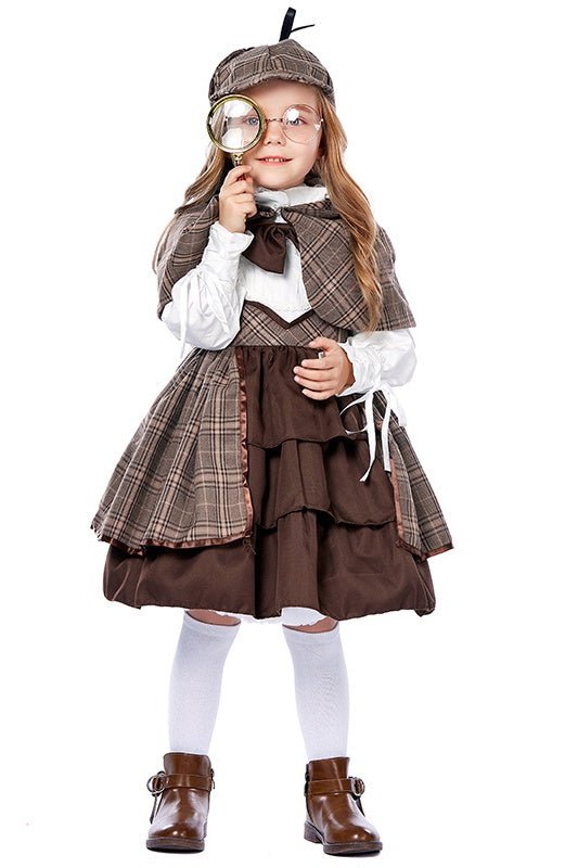 Lolita Detective Suit for Kids, Holmes Suit Halloween Costume