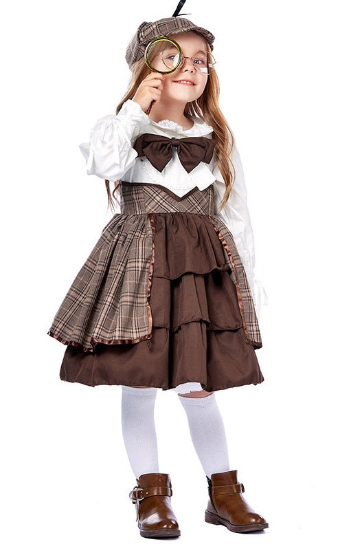 Lolita Detective Suit for Kids, Holmes Suit Halloween Costume