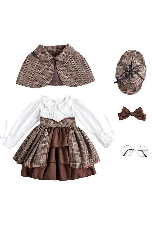 Lolita Detective Suit for Kids, Holmes Suit Halloween Costume