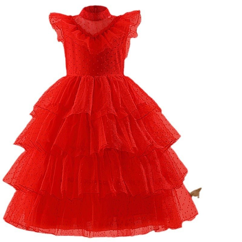 Lydia Deetz Wedding Dress Costume for Kids