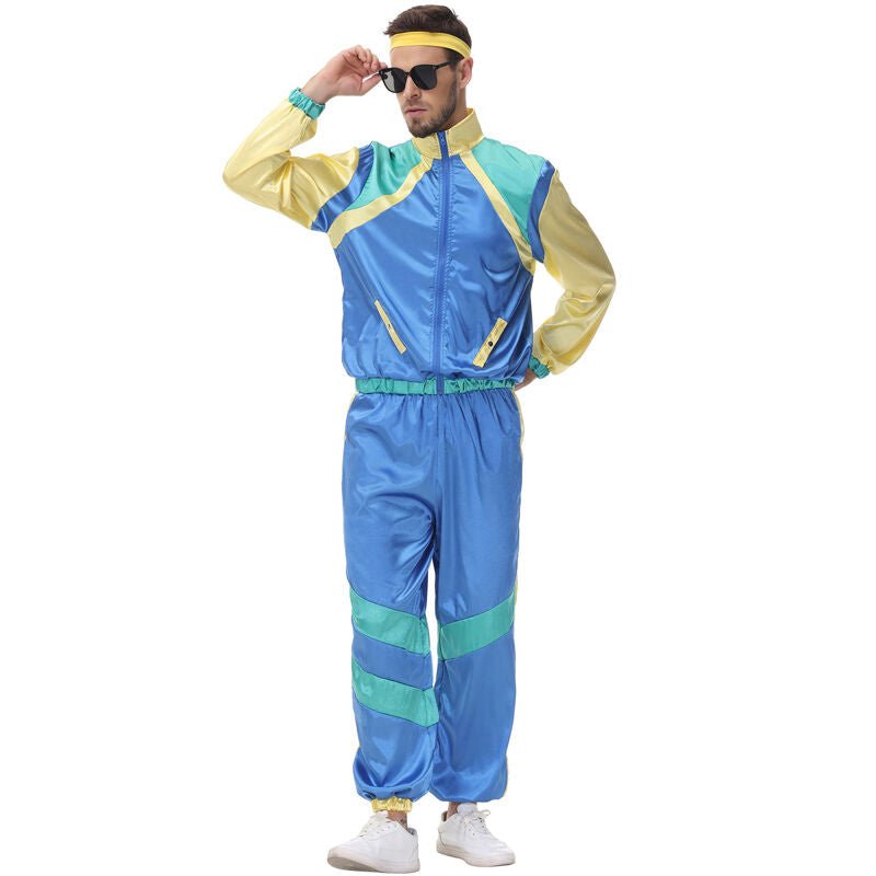 Mens 80s Tracksuit Costume CB80 - 2