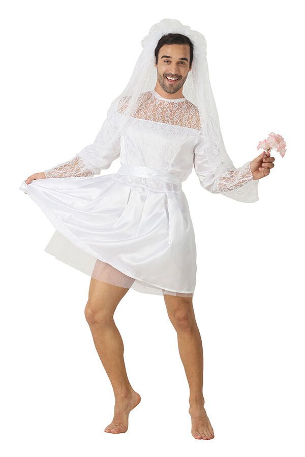 Men's Bride Wedding Halloween Funny Costume