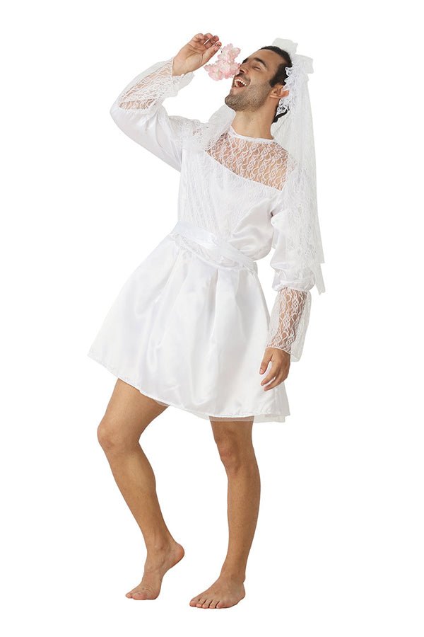 Men's Bride Wedding Halloween Funny Costume