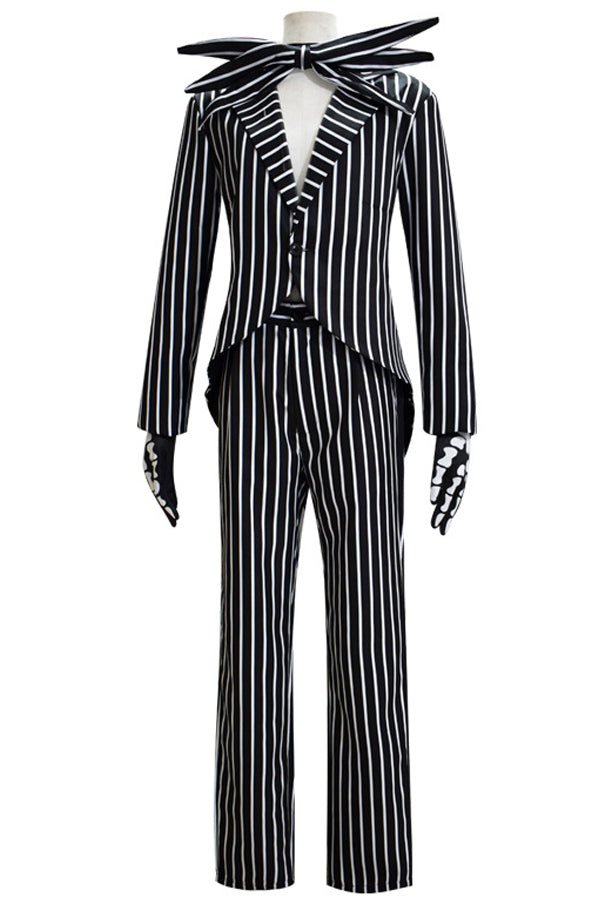 Mens Jack Skellington Costume. Nightmare Before Christmas Costume.