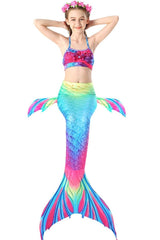 Mermaid Tail For Swimming Girls - Rose