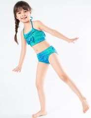 Mermaid Tail For Swimming Kids Swimsuit - Blue