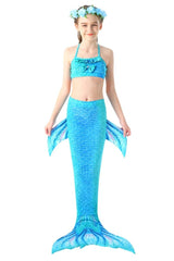 Mermaid Tail For Swimming Kids Swimsuit - Blue