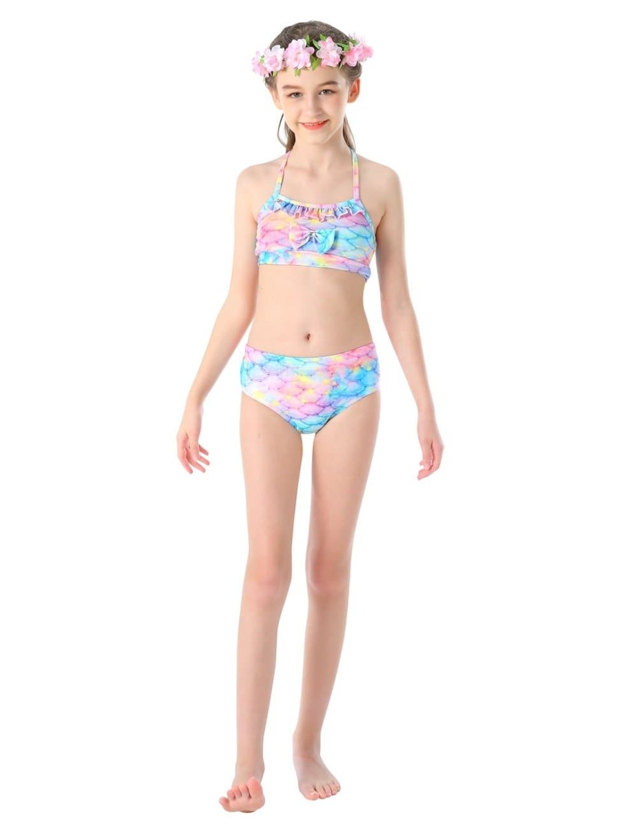 Mermaid Tail For Swimming Kids Swimsuit - Pink