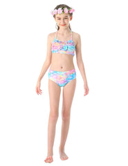 Mermaid Tail For Swimming Kids Swimsuit - Pink