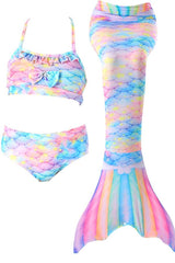 Mermaid Tail For Swimming Kids Swimsuit - Pink