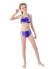 Mermaid Tail For Swimming Kids Swimsuit - Sunset