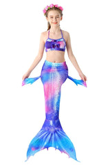 Mermaid Tail For Swimming Kids Swimsuit - Sunset