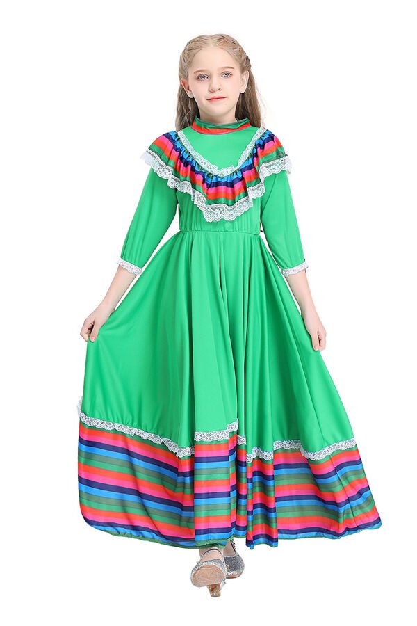 Mexican Day of the Dead Dress For Girls