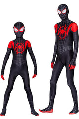 Miles Morales Suit Spider Man Costume for Boys and Adult Men.