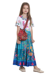 Mirabel Costume for Girls. Encanto Kids Costume. Free Bag