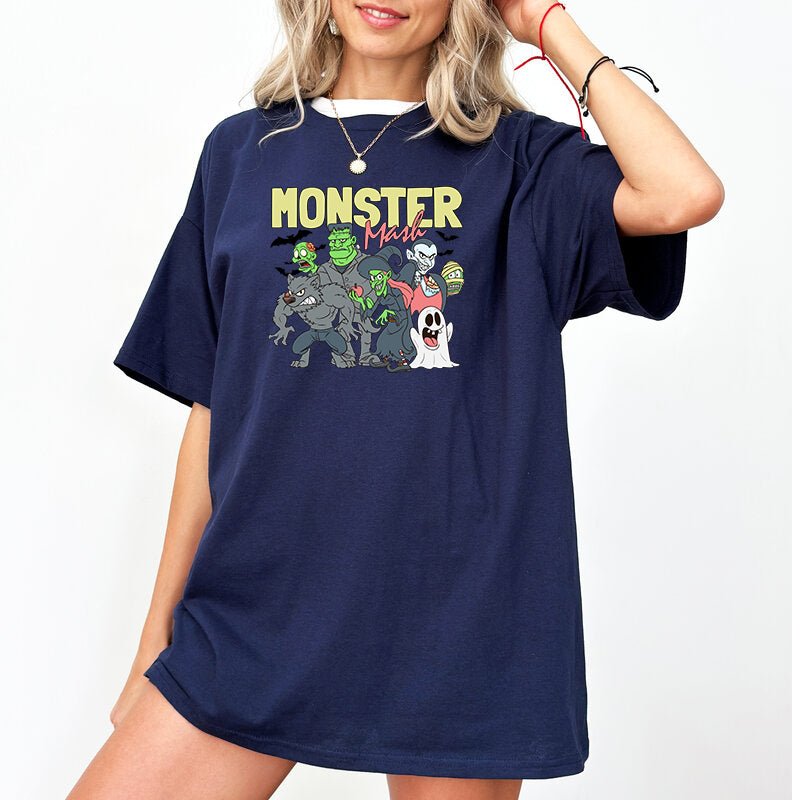 Monster Mash Halloween T Shirt, Unisex