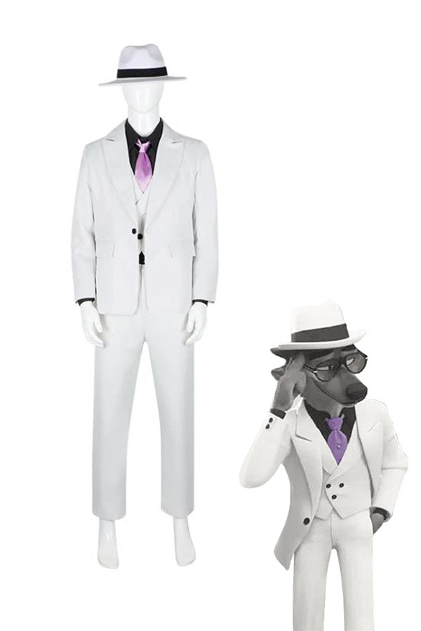 Mr. Wolf The Bad Guys Outfits Halloween Cosplay Costume