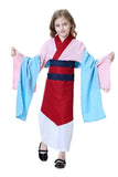 Mulan Dress Costume For Kids, Pink