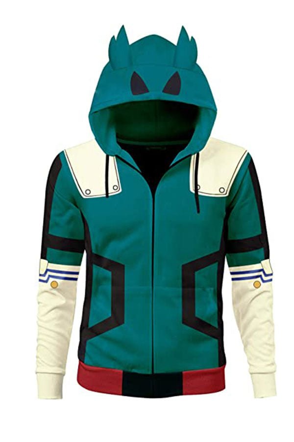 My Hero Academia Izuku Midoriya Ears Hoodie Costume