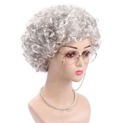 Old Lady Wig Costume