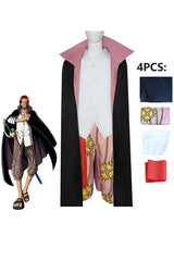 One Piece Shanks Cosplay Costume