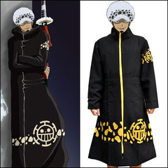 One Piece Trafalgar D. Water Law Cloak Cape Costume