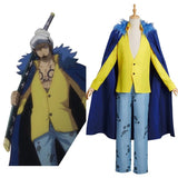 One Piece Trafalgar D. Water Law Costume, Cape, Suit, Hat