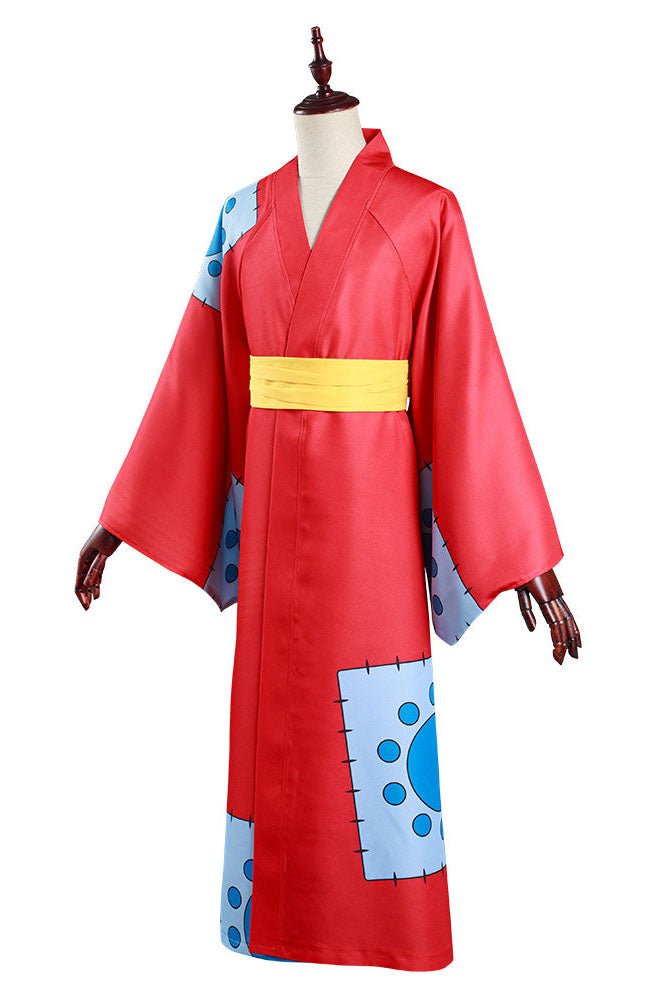 One Piece Wano Country Monkey D. Luffy Cosplay Costume