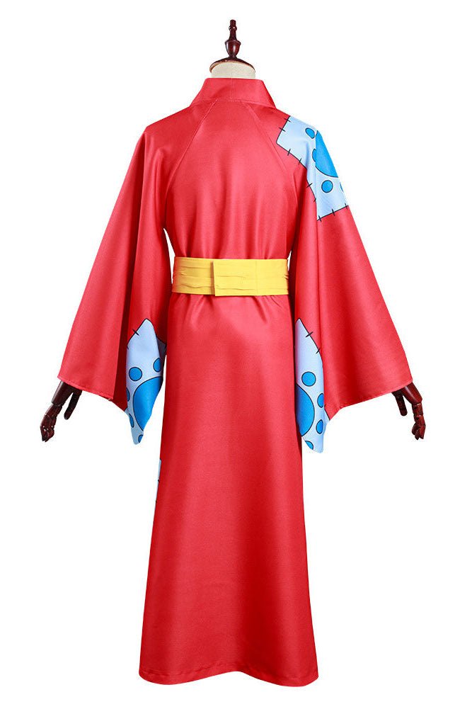 One Piece Wano Country Monkey D. Luffy Cosplay Costume