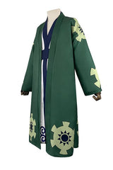 One Piece Wano Country Roronoa Zoro Bathrobe Set Costume