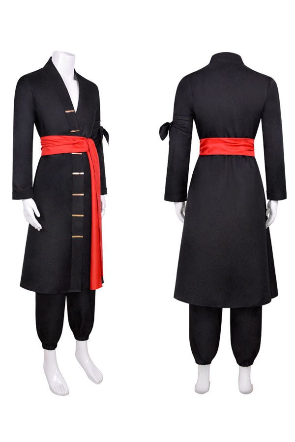 One Piece Wano Country Roronoa Zoro Cosplay Costume Black