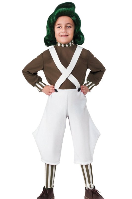 Oompa - Loompa Costume For Kids - Charlie And The Chocolate Factory