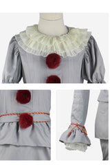 Pennywise Costume for Kids and Adults. Grey