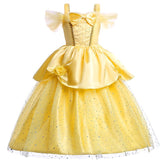 Princess Belle Dress Costume For Girls