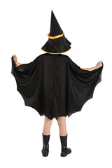 Pumpkin Witch Cloak Halloween Costume for Kids