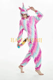 Rainbow Star Unicorn Onesie Costume For Adults And Teenagers