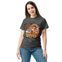 Retro Halloween Rave, Halloween T Shirts for Women