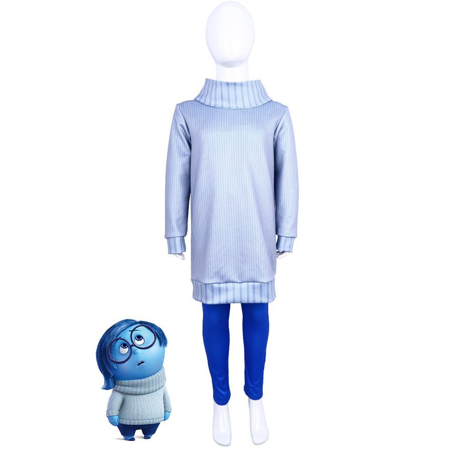 Sadness Inside Out Costume for Kids and Adults