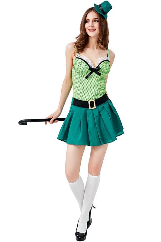 Saint Patrick's Day Sexy Skirt Outfit For Adult Women