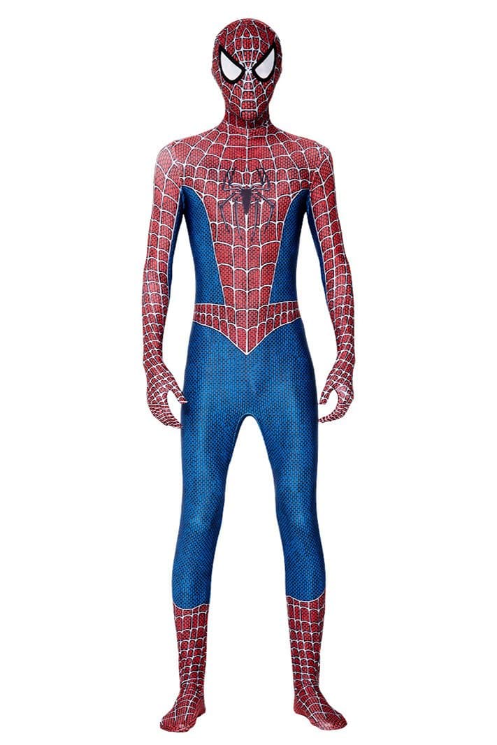 Sam Raimi Spider Man Suit Costume Spiderman Outfit For Boys and Adults