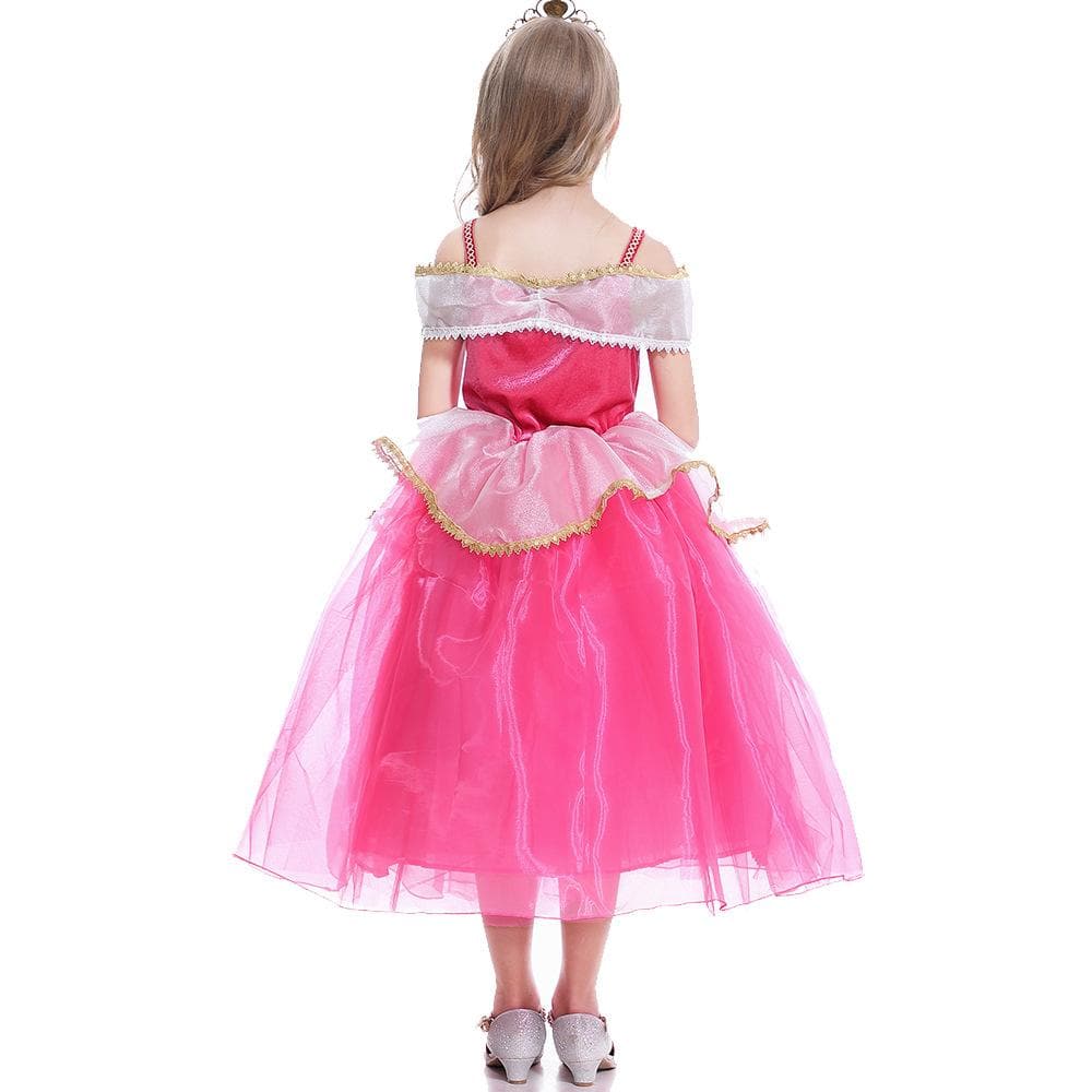 Sleeping Beauty Princess Aurora Dress Costume For Girls