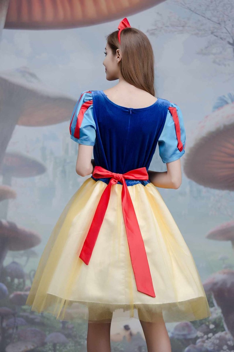 Snow White Princess Dress Halloween Costume for Women/Girls