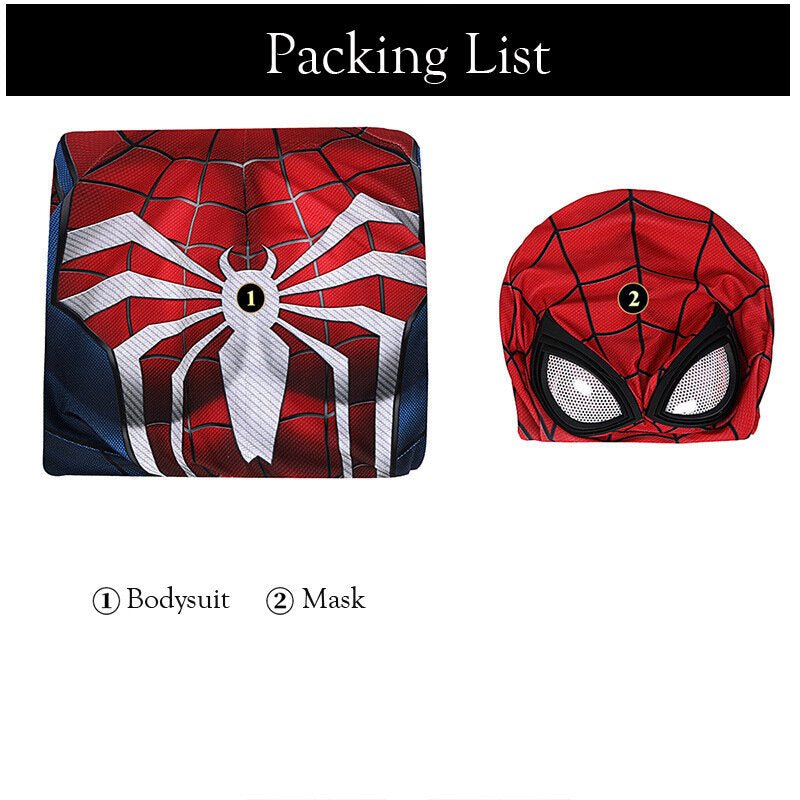 Spiderman 2 PS5 Costume for Adults Peter Parker Suit