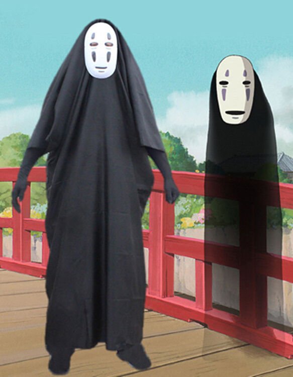 Spirited Away No Face Costume For Adult And Kids