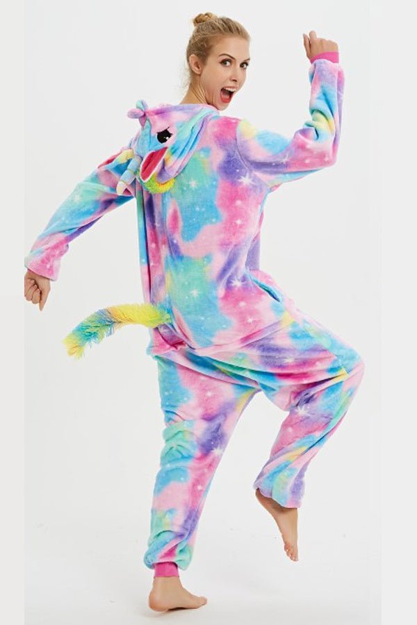 Star Unicorn Onesie Kigurumi Costume Adult Kids