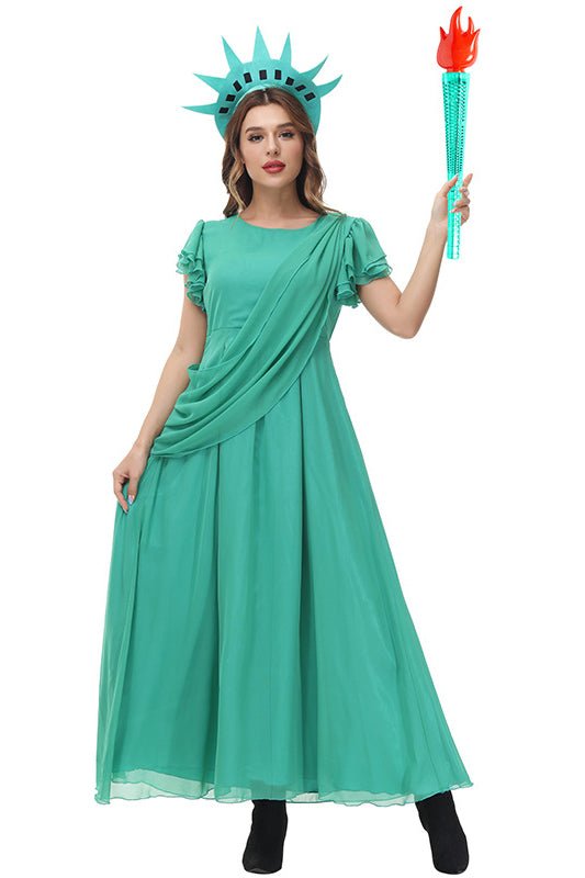 Statue of Liberty Costume for Women. Independence Day Outfit