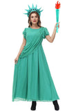 Statue of Liberty Costume for Women. Independence Day Outfit